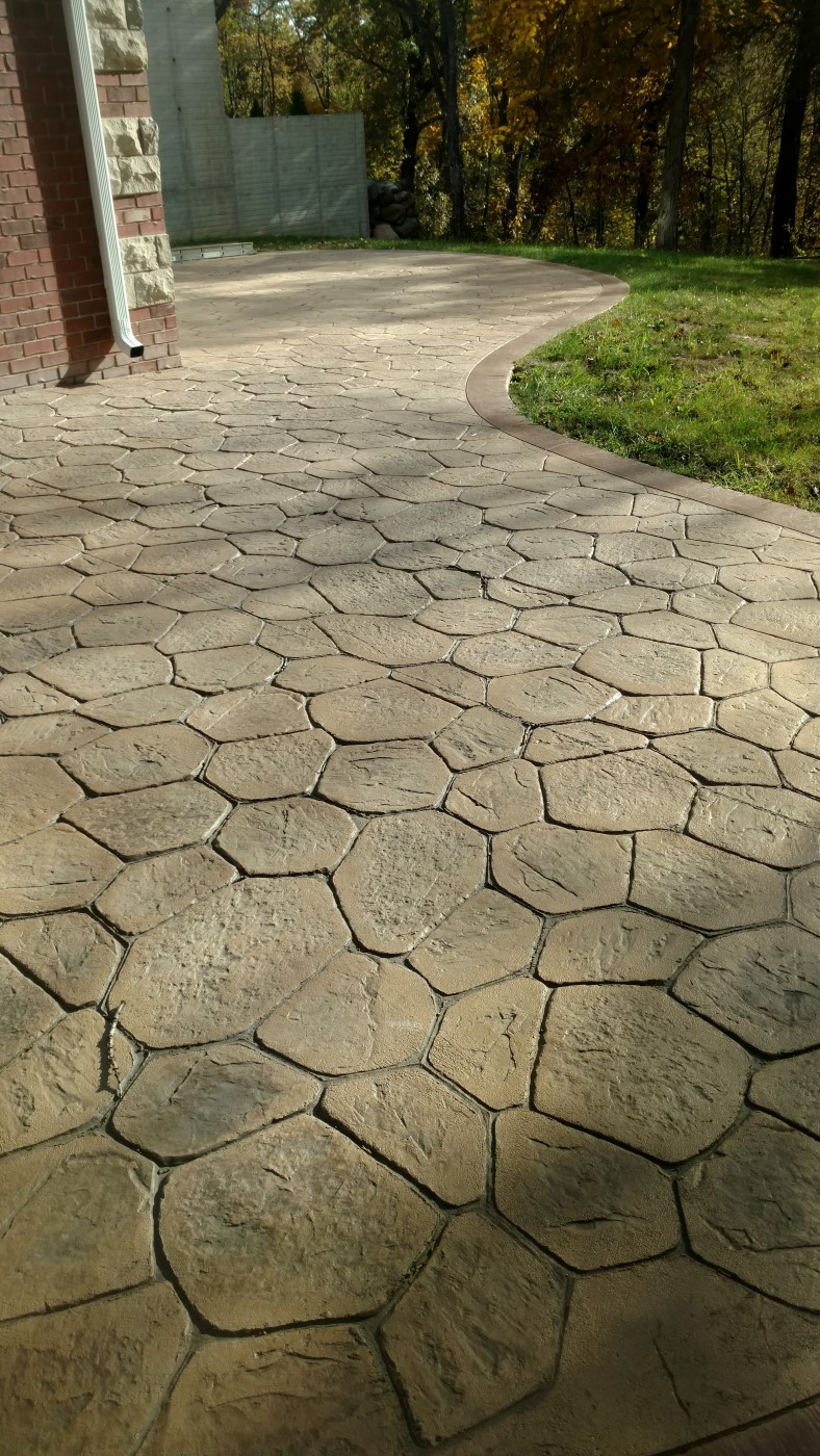 decorative and stamped concrete - Grimes, IA - TRW Concrete Contractors