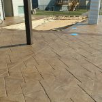 decorative concrete pool deck - Ankeny, IA