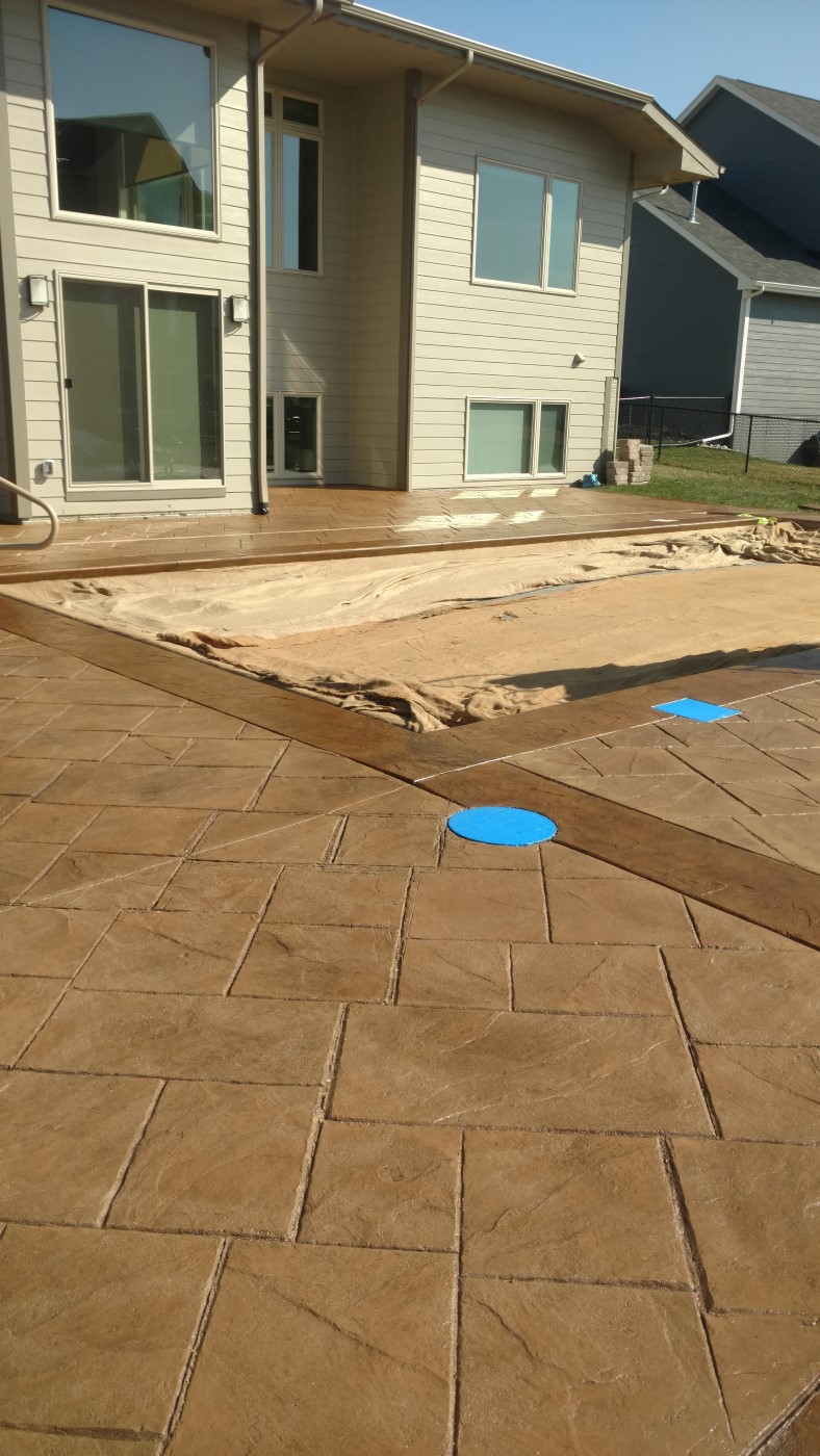 Stamped concrete, TRW Concrete Construction