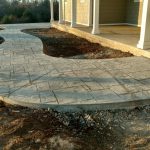 Decorative stamped and regular concrete, Waukee IA